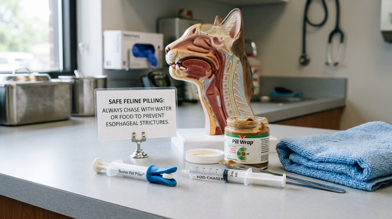 Ergonomic medication administration devices and subcutaneous monoclonal antibody therapy for felines
